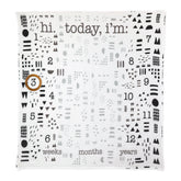 PICTURE-PERFECT Organic Cotton Muslin Milestone Blanket Gift Set