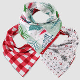 Multipack Organic Cotton Reversible Bandana Bibs