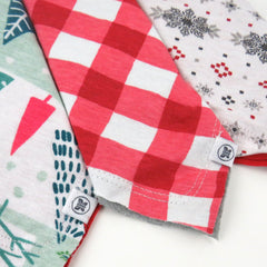 Multipack Organic Cotton Reversible Bandana Bibs