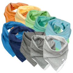 Multipack Organic Cotton Reversible Bandana Bibs