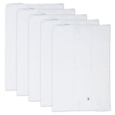 5-Pack Organic Cotton Knit Tri-fold Burp Cloths
