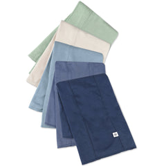 5-Pack Organic Cotton Knit Tri-fold Burp Cloths