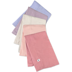 5-Pack Organic Cotton Knit Tri-fold Burp Cloths