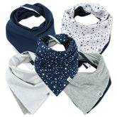 Multipack Organic Cotton Reversible Bandana Bibs