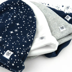 5-Pack Organic Cotton Beanie Hats