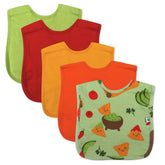 5-Pack Organic Cotton 4 in 1 Reversible Bibs