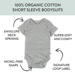 20-Pack Organic Cotton Short Sleeve Bodysuit & Sock Bundle