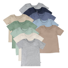 10-Pack Organic Cotton Short Sleeve T-Shirts