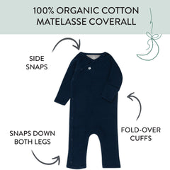 Organic Cotton One-Piece Jumpsuit Coverall