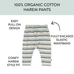2-Pack Organic Cotton Harem Pants
