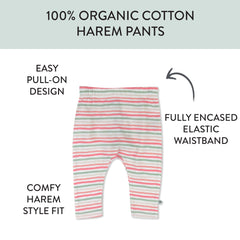 2-Pack Organic Cotton Harem Pants