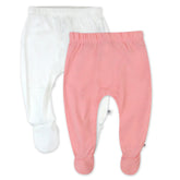 2-Pack Organic Cotton Footed Pants