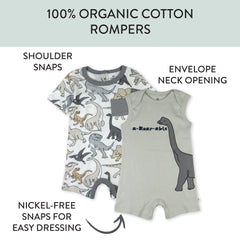 Organic Cotton Jumpsuit Romper Set