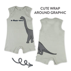 Organic Cotton Jumpsuit Romper Set