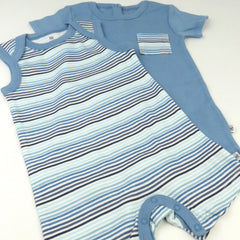 Organic Cotton Jumpsuit Romper Set