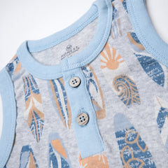 Organic Cotton Jumpsuit Romper Set