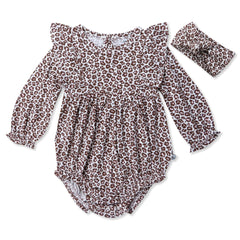 Organic Cotton Jumpsuit Romper Set