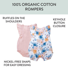 Organic Cotton Jumpsuit Romper Set