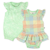 Organic Cotton Jumpsuit Romper Set