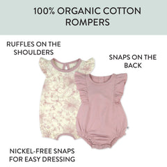 Organic Cotton Jumpsuit Romper Set
