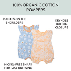 Organic Cotton Jumpsuit Romper Set