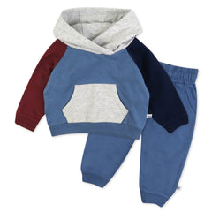 2-Piece Fleece Hoodie and Sweatpant Set