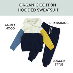 2-Piece Fleece Hoodie and Sweatpant Set