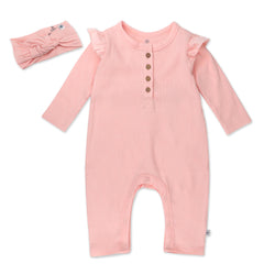 Organic Cotton Jumpsuit Coverall Set