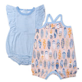 Organic Cotton Jumpsuit Romper Set