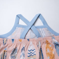 Organic Cotton Jumpsuit Romper Set