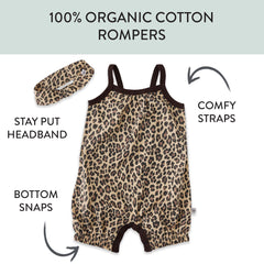 Organic Cotton Jumpsuit Romper Set