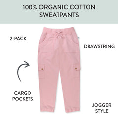 2-Pack Easy Fit Cargo Sweatpants