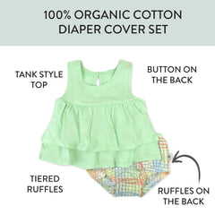2-Piece Top with Diaper Cover