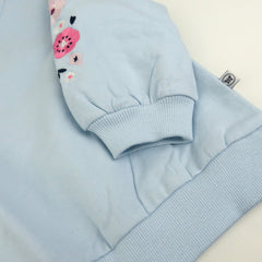 2-Piece Cozy Sweatsuit with Embroidered Sleeve