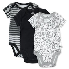 3-Pack Organic Cotton Short Sleeve Bodysuits