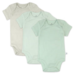 3-Pack Organic Cotton Short Sleeve Bodysuits