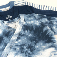 3-Pack Organic Cotton Long Sleeve Side-Snap Bodysuits