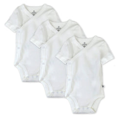 3 Pack Short Sleeve Side Snap Bodysuits
