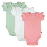 3-Pack Organic Cotton Short Sleeve Bodysuits