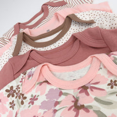 5-Pack Organic Cotton Short Sleeve Bodysuits