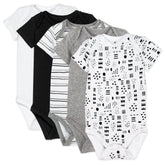 5-Pack Organic Cotton Short Sleeve Bodysuits