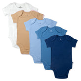 5-Pack Organic Cotton Short Sleeve Bodysuits