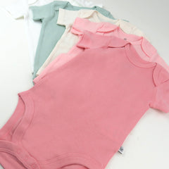 5-Pack Organic Cotton Short Sleeve Bodysuits