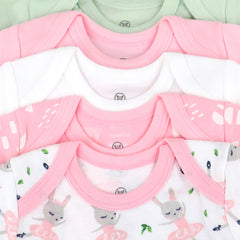 5-Pack Organic Cotton Long Sleeve Bodysuits