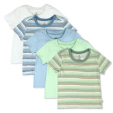 5-Pack Organic Cotton Short Sleeve T-Shirts