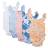 5-Pack Organic Cotton Short Sleeve Bodysuits