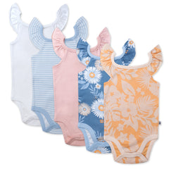 5-Pack Organic Cotton Short Sleeve Bodysuits
