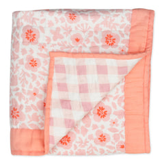 Organic Cotton Hand-Quilted Blanket