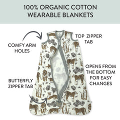 Organic Cotton Classic Wearable Blanket
