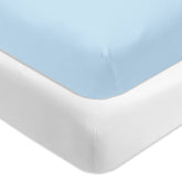 2-Pack Organic Cotton Fitted Crib Sheets